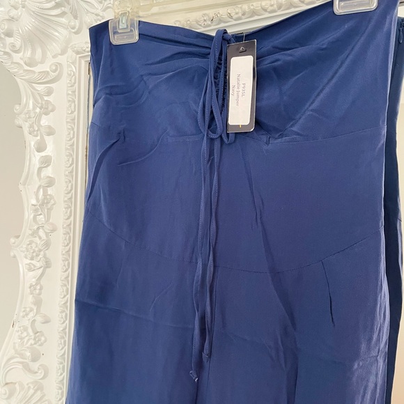 NWT Yumi Kim Blue Anthropologie NATALIE Dress Jumpsuit - Picture 6 of 16